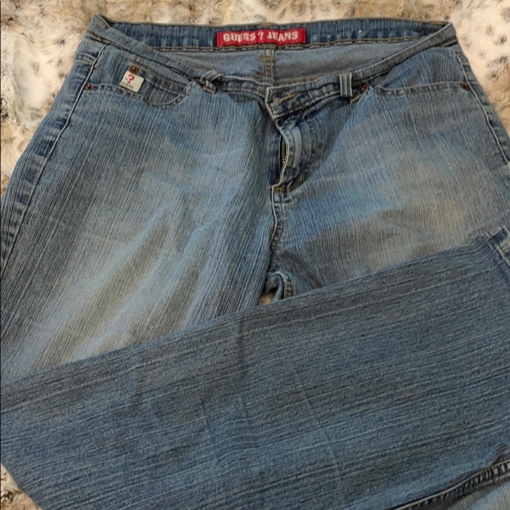 Guess Wide Cut Light Washed Women Jeans